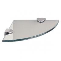 miller wall mounted bathroom round corner shelf