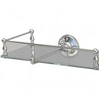 Miller Stockholm Glass Shelf, Glass Shelf, Chrome