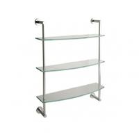 miller wall mounted bathroom 3 tier shelf unit