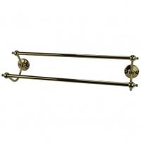 miller stockholm gold double towel rail