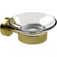 miller bond brushed brass soap dish