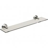 Miller Oslo Polished Nickel Glass Shelf