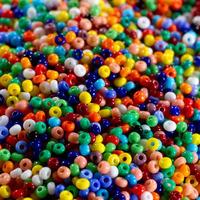 mixed glass seed beads