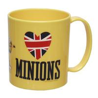 minions yellow plastic mug