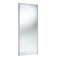 Mirrored Stainless Steel Effect Sliding Wardrobe Door (H)2220 mm (W)610 mm