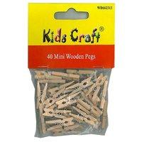 Mini Wooden Pegs From Kids Craft
