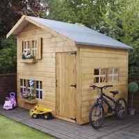 Millbrook Bramble Double Storey Playhouse 8x6