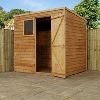 millbrook value overlap pent shed 7x5