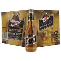 miller genuine draft premium lager 24x 330ml