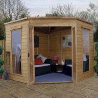 millbrook classic corner summerhouse 8x8