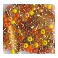 Mini Seed Beads Orange Spice Mix