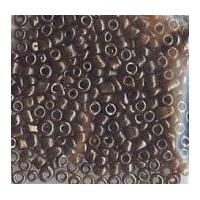 mini seed beads dark brown