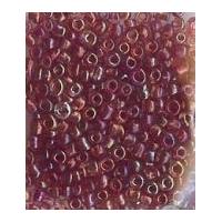 mini seed beads ruby wine