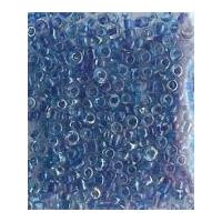 mini seed beads blue