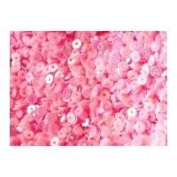 Mini Flat Sequins Bright Peach