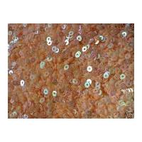 Mini Flat Sequins Bright Orange