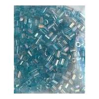 mini bugle tube beads sea green