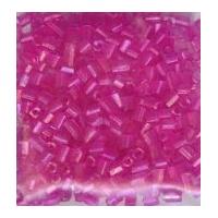 Mini Bugle Tube Beads Pink