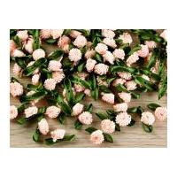 Mini Flower Clusters Pale Peach