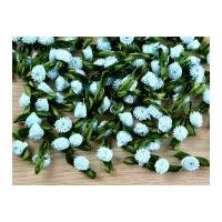 Mini Flower Clusters Pale Blue