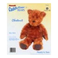 Minicraft Cuddletime Teddy Bear Soft Toy Making Kit Chestnut