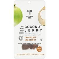 MightyBee Coconut Jerky Chocolate & Hazelnut (15g)