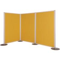 Mightyboard Display System W 3600mm x H 900mm or W 1800mm x H 1800mm Yellow