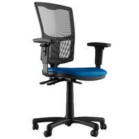 mia faux leather 3 lever task chair dark blue no arms