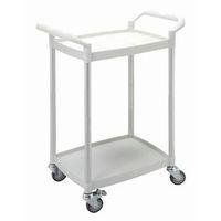 MINI 2 SHELF SERVICE CART, WHITE