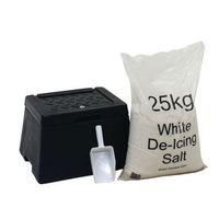 MINI GRIT BIN WITH SCOOP AND 25KG WHITE SALT