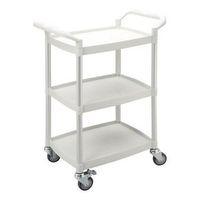 MINI 3 SHELF SERVICE CART, WHITE