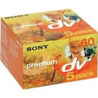 miniDV cassette Sony 60 min 5-piece set