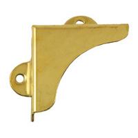 Mirror Corner Protection And Hanging Plate 32mm Brass