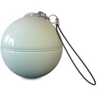 mighty boom ball vibration speaker white