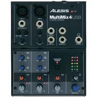 Mixing console Alesis Multimix4USB No. of channels:4 USB port