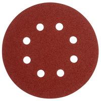 Milwaukee 4932 3677 43 Sanding Disc 8 Hole 125mm 120 Grit - Pack of 5