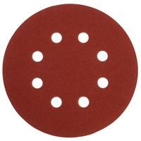 Milwaukee 4932 3677 45 Sanding Discs 8 Hole 125mm 240 Grit (Pack of 5)