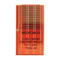 Microbox Shank Drill Bit Set 10 Pack