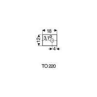 Mica sheet (L x W) 18 mm x 12 mm Suitable for TO 220 Fischer Elektronik GS 220 P 1 pc(s)