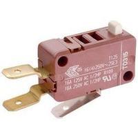 Microswitch 250 Vac 16 A 1 x On/(On) Marquardt 1085.0403 momentary 1 pc(s)