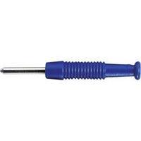 mini jack plug plug straight pin diameter 2 mm blue sks hirschmann mst ...