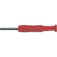 Mini jack plug Plug, straight Pin diameter: 2 mm Red SKS Hirschmann MST 3 ROT, MINIATURSTECKER 1 pc(s)