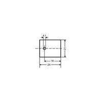 Mica sheet (L x W) 24 mm x 21 mm Suitable for TO 218 Fischer Elektronik GS 218 1 pc(s)