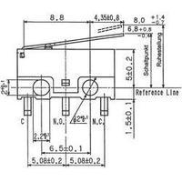 Microswitch 125 Vac 3 A 1 x On/(...