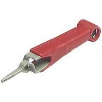 Mini alligator clamp Red Max. clamping range: 4 mm Length: 54 mm SKS Hirschmann AGF 2 1 pc(s)