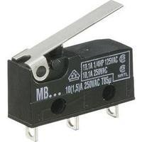 Microswitch 250 Vac 10 A 1 x On/(On) Hartmann MBF5B momentary 1 pc(s)