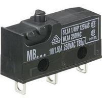 Microswitch 250 Vac 10 A 1 x On/(On) Hartmann MBF5A momentary 1 pc(s)