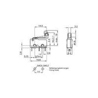 Microswitch 250 Vac 5 A 1 x On/(On) Hartmann MBB1 01 A 01 C 09 A momentary 1 pc(s)