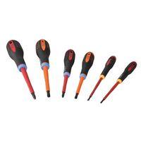 Mixed Insulated ERGO Screwdriver Set 6 Piece SL/PH/PZ