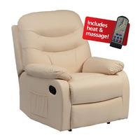 Miami Heat and Massage Recliner Chair